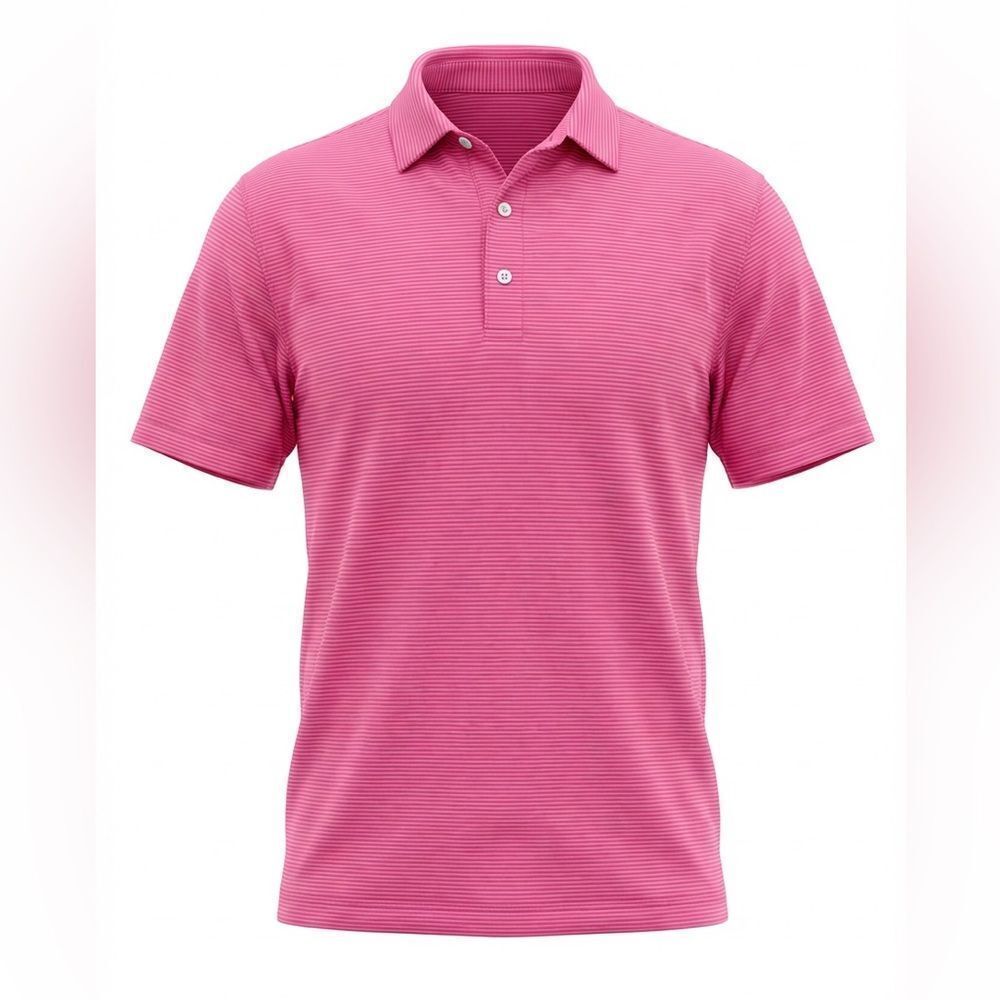 Johnnie-O men’s Pink Polo Shirt Classic Style size XL